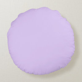 Plain Lilac Background Rund Kudde