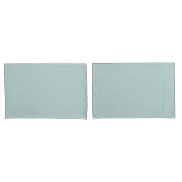 Plain Mint Grönt Pair of Pillowcases