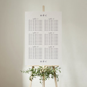 Plain Modern Lila på White Bröllop Poster