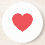 Plain Modern White Red Love Heart Graphic Underlägg<br><div class="desc">Plain Minimalist Modern Designs. They're all simple,  attractive,  unique.</div>