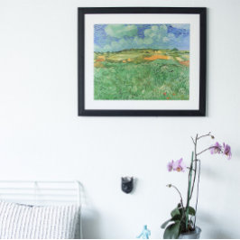Plain Near Auvers av Vincent van Gogh Poster