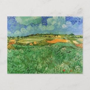 Plain Near Auvers av Vincent van Gogh Vykort