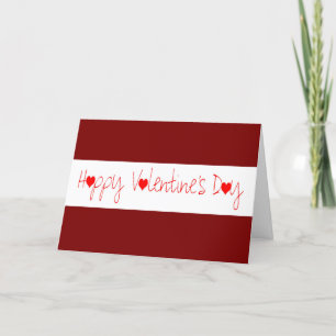 PLAIN OCH ENKLA VALENTINE MEN HEARTFELT TACK KORT