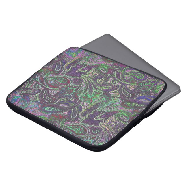 Plain Paisley 2 Laptop Sleeve (Framsida topp)