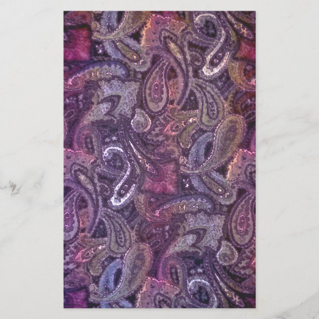 Plain Paisley 3 Brevpapper (Framsida)