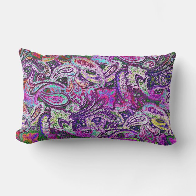 Plain Paisley 4 Lumbarkudde (Framsida)