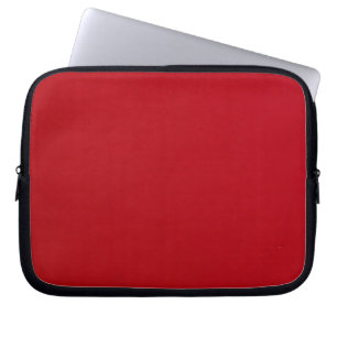 Plain Red Färg Laptop Fodral