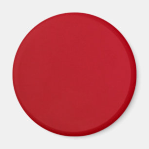 Plain Red Färg Magnet