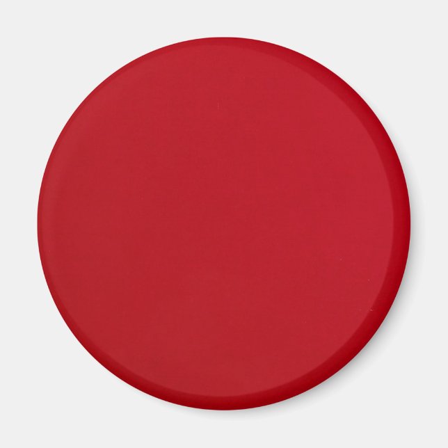 Plain Red Färg Magnet (Framsidan)