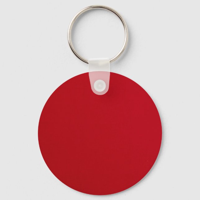 Plain Red Färg Nyckelring (Framsida)