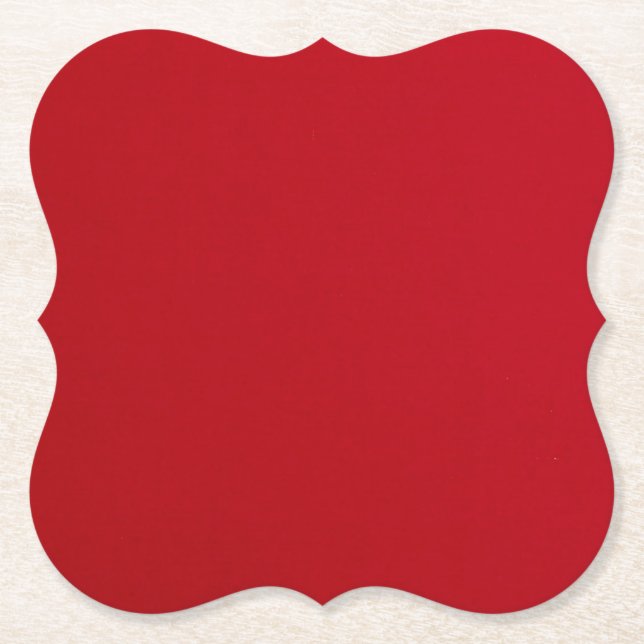 Plain Red Färg Underlägg Papper (Framsida)