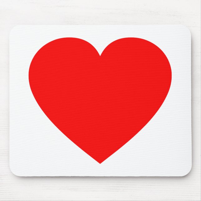 Plain Red Heart Musmatta (Framsidan)