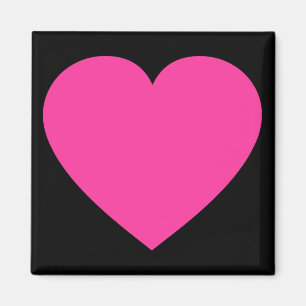 Plain Rosa Heart Magnet