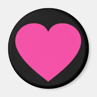 Plain Rosa Heart Magnet