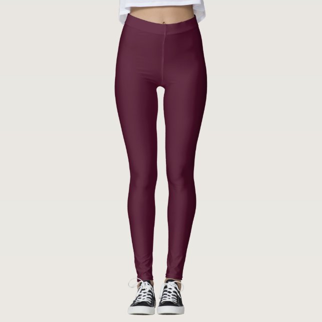 Plain Sangria Leggings (Framsida)