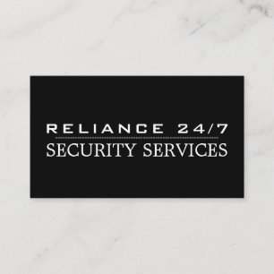 Plain Security Service Visitkort