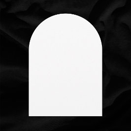 Plain White Arch Stil Blank Bröllop Inbjudningar