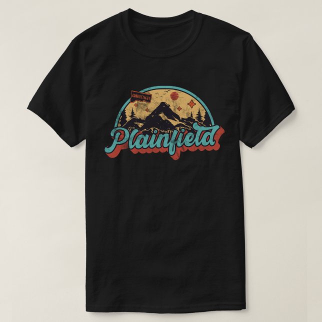 Plainfield, Connecticut T Shirt (Design framsida)