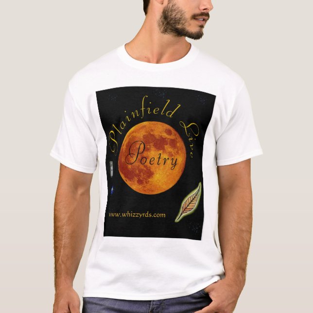 Plainfield levande poesiT-tröja T-shirt (Framsida)