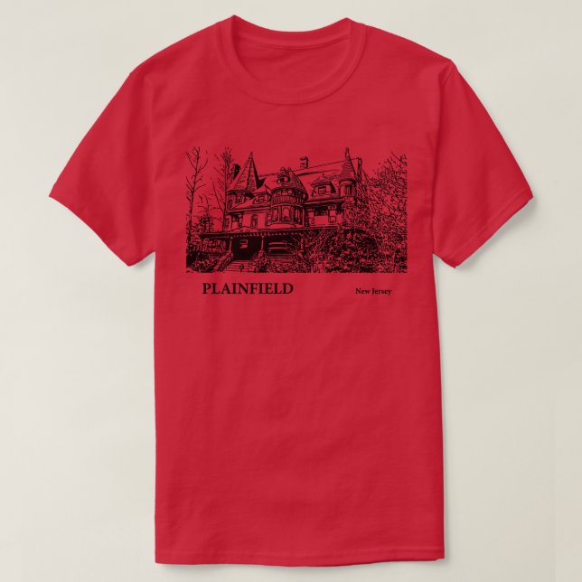 Plainfield New jersey 2 T Shirt (Design framsida)
