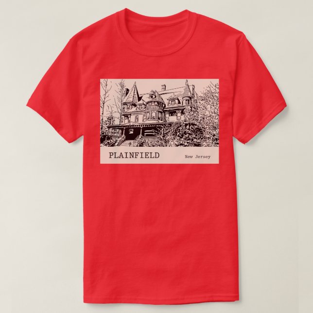 Plainfield New jersey T Shirt (Design framsida)