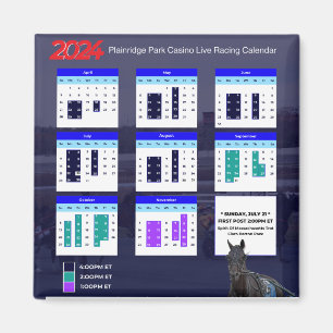 Plainridge Park Tävling Season Magnet