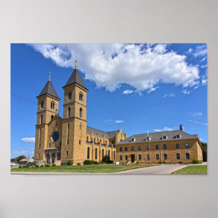 Plains katedral, Victoria, Kansas Poster