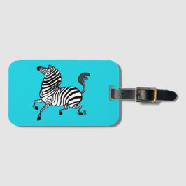 Plains Zebra Luggage Tag Bagagebricka