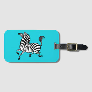 Plains Zebra Luggage Tag Bagagebricka