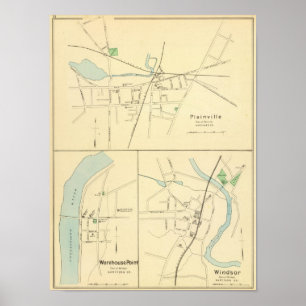Plainville lager halv liter, Windsor Poster