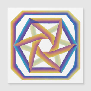 Plake 64 och Hexagrams Large Magnet