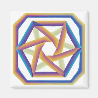 Plake 64 och Hexagrams Small Magnet