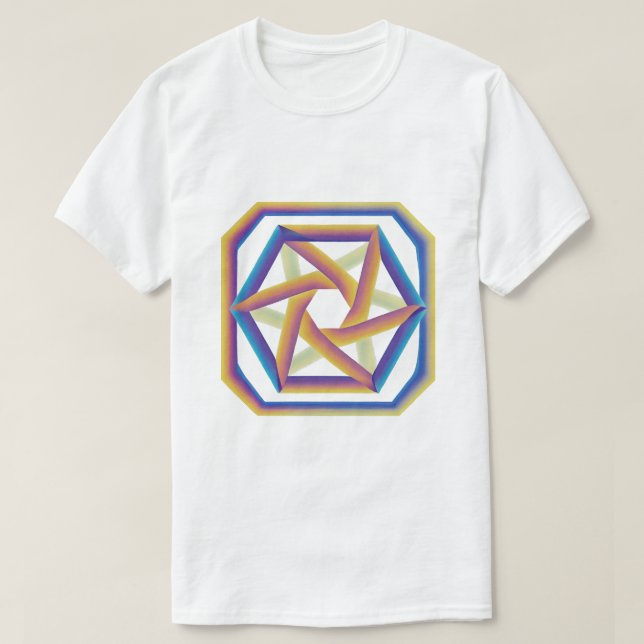 Plake 64 och Hexagrams T Shirt (Design framsida)