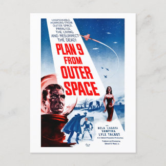 Plan 9 från Rymden (1957) Vykort