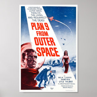 Plan 9 från Rymden Poster