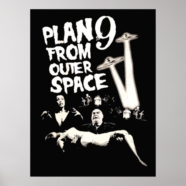 Plan 9 från Rymden Poster (Framsidan)