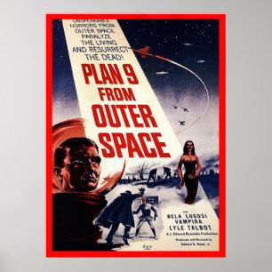 Plan 9 från Rymden Poster