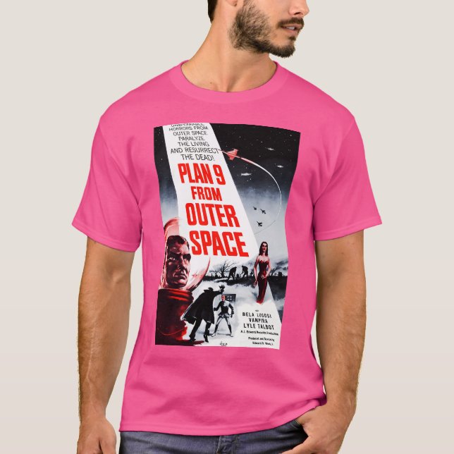 Plan 9 från Rymden T Shirt (Framsida)