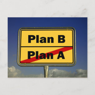 Plan B Vykort