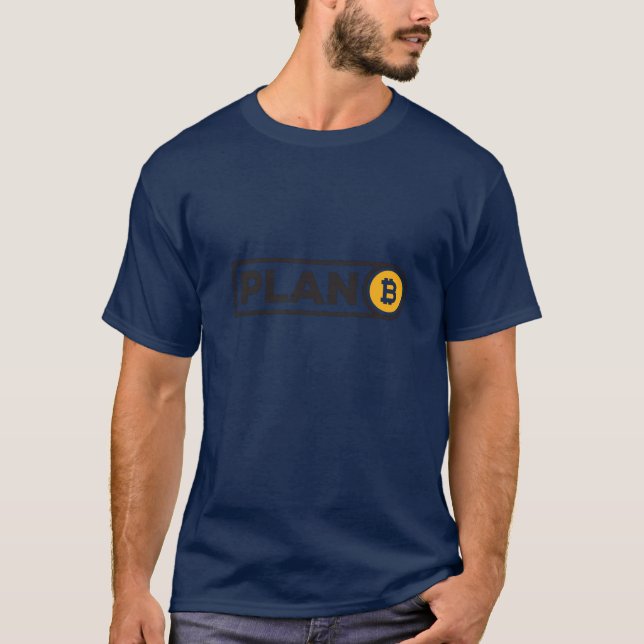 Plan Bitcoin T Shirt (Framsida)