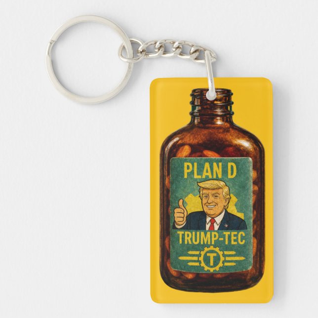 Plan D Trump-Tec Retroflaska Parodi (Framsidan)