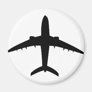 plan flygplansymbol för flygplan magnet