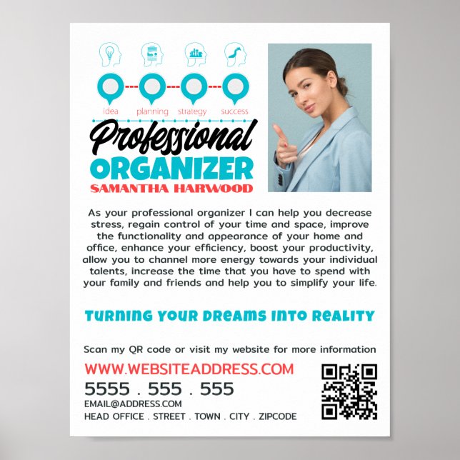 Plan för lyckad utformning, Professionell Organize Poster (Framsidan)