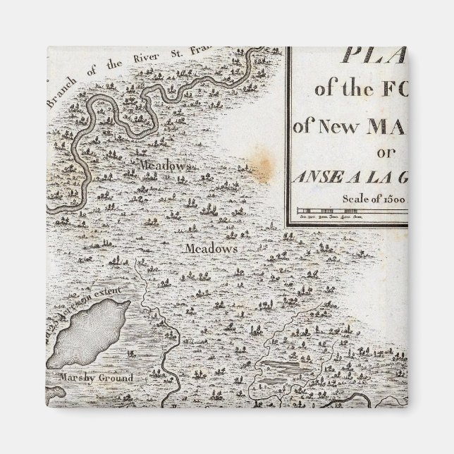 Plan Fort i New Madrid Magnet (Framsidan)