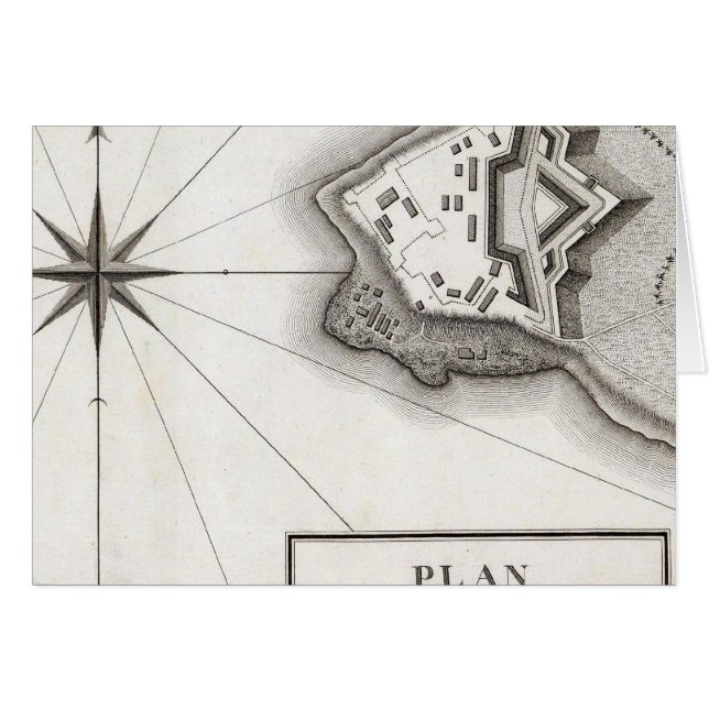 Plan Fort Niagara Hälsningskort (Framsidan Horizontal)