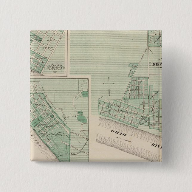 Plan Newburgh, Warrick Co med Boonville Knapp (Framsida)