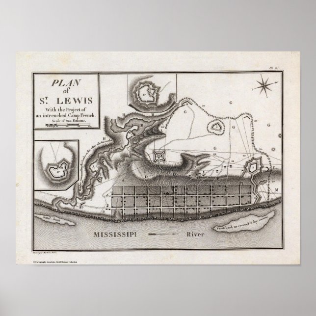 Plan of St Lewis Poster (Framsidan)