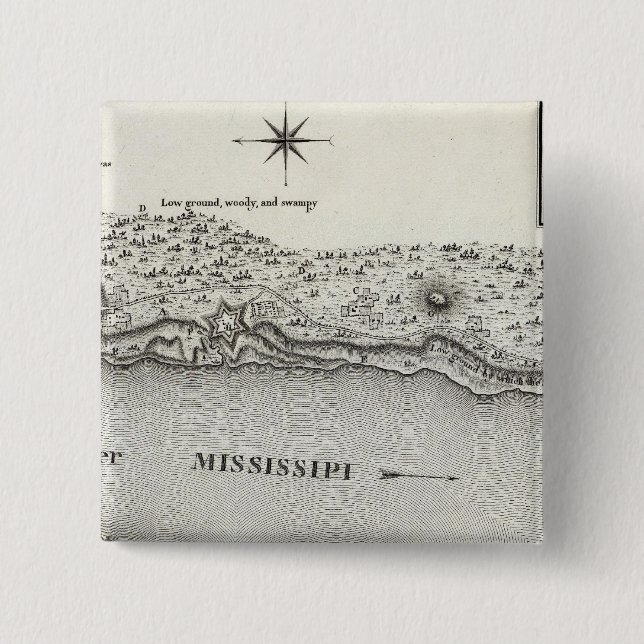 Plan över Fort batonväg Knapp (Framsida)