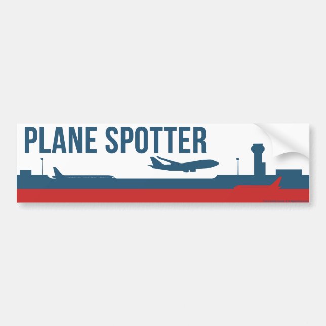 Plan Spotting Spotter Bildekal (Framsidan)