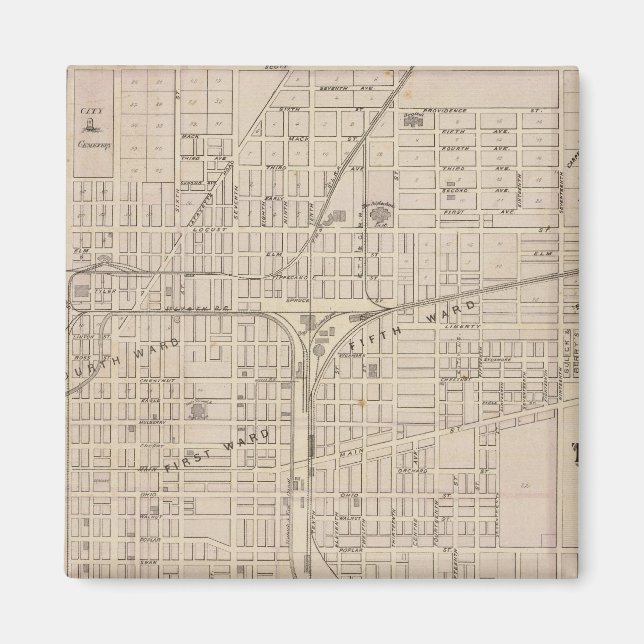 Plan Terre Haute, Vigo Co Magnet (Framsidan)